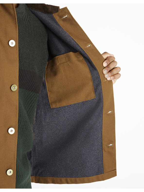 Celio Hnedá pánska ľahká bunda Celio Cucanvas