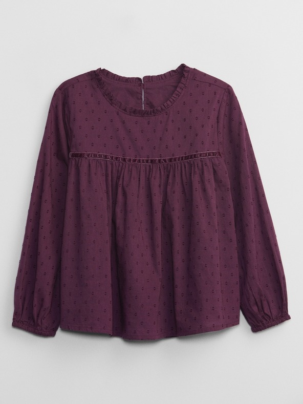 GAP Detská naberaná blúzka GAP