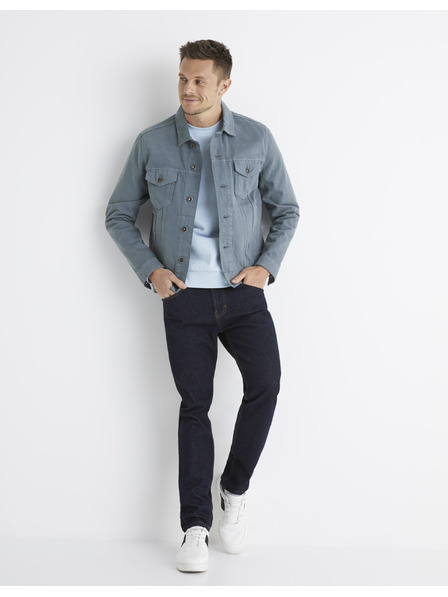 Celio Tmavomodré pánske slim fit džínsy Celio Bonew25t