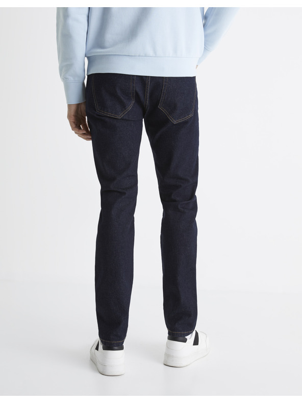 Celio Tmavomodré pánske slim fit džínsy Celio Bonew25t