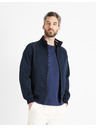Celio Tmavomodrá pánska bunda na zips Celio Ducotone