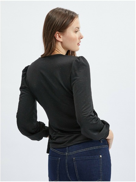 Orsay Čierna dámska zavinovací blúzka ORSAY