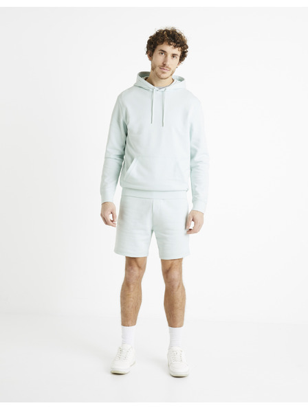Celio Svetlomodré pánske teplákové šortky Celio Toshort