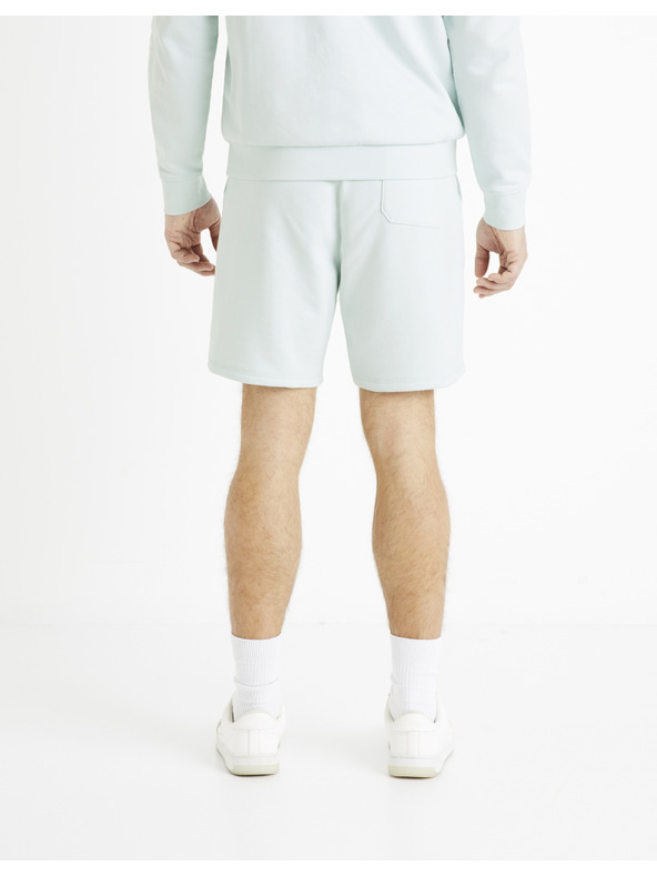Celio Svetlomodré pánske teplákové šortky Celio Toshort