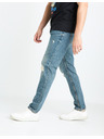Celio Modré pánske džínsy slim fit Celio Fostroy