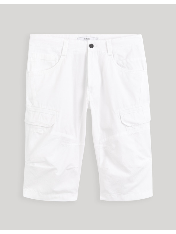 Celio Biele pánske šortky Celio Bocourtbm1