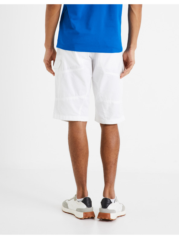 Celio Biele pánske šortky Celio Bocourtbm1
