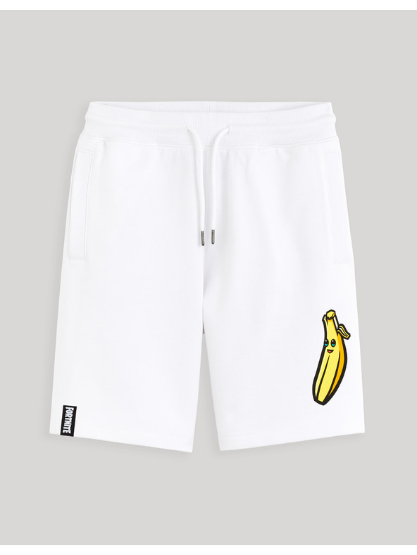 Celio Biele pánske tepláky Celio Fortnite