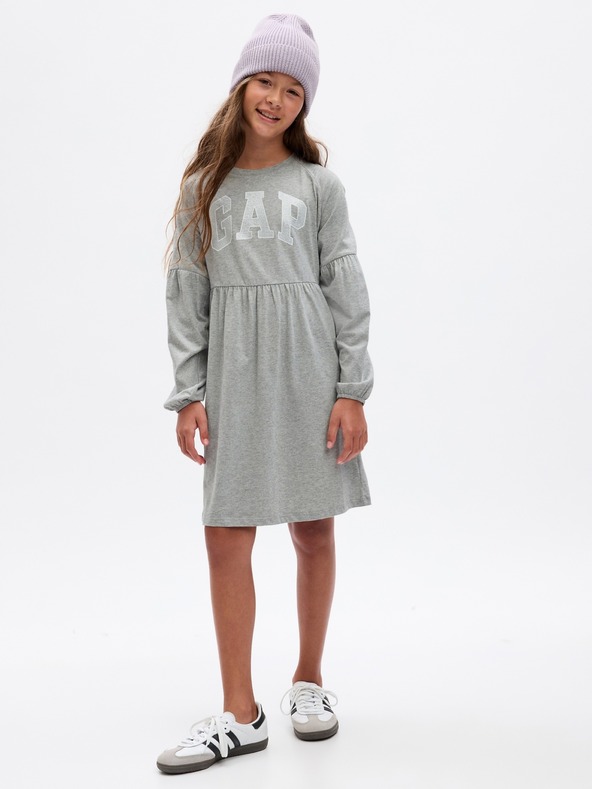 GAP Detské šaty s logom GAP