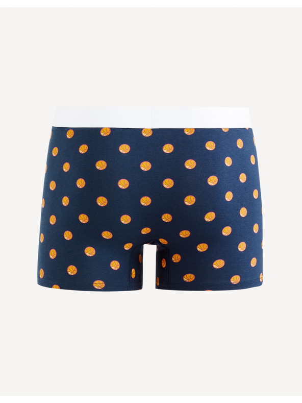 Celio Tmavomodré pánske boxerky Celio Fipixball