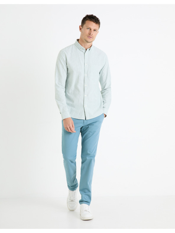 Celio Svetlomodré pánske chino nohavice Celio Tocharles