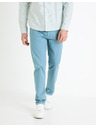 Celio Svetlomodré pánske chino nohavice Celio Tocharles