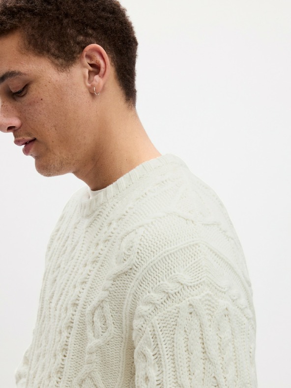 GAP Pletený sveter s prímesou vlny GAP