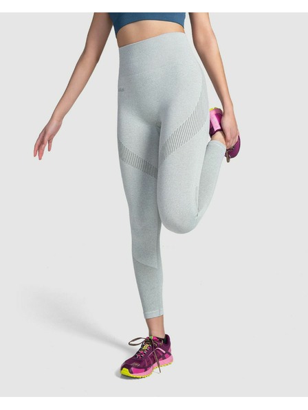 Kilpi Svetlošedé dámske športové legíny Kippi SEAMIO