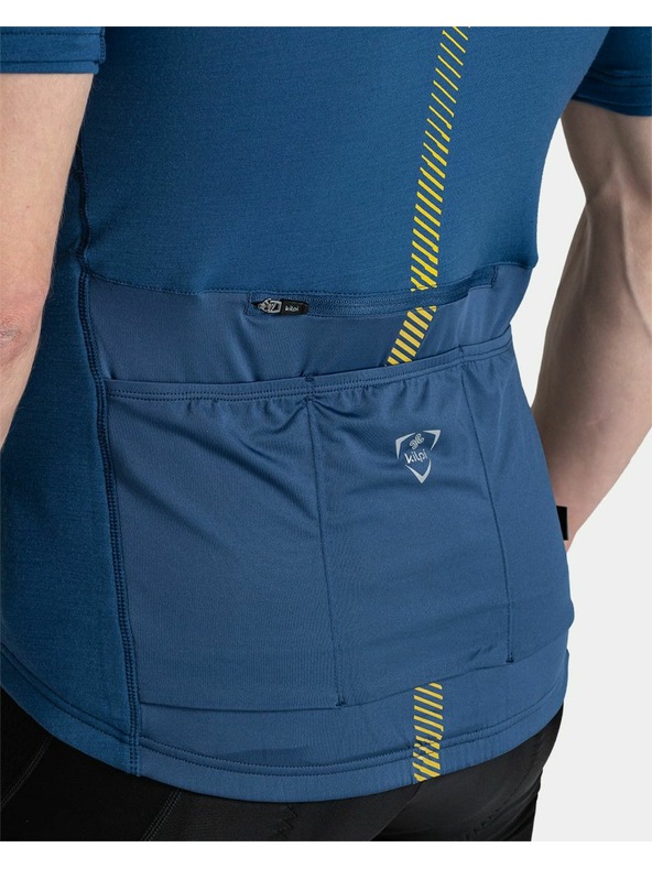 Kilpi Tmavomodré pánske športové tričko s potlačou Kilpi PETRANA