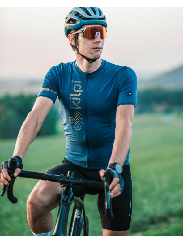 Kilpi Tmavomodré pánske športové tričko s potlačou Kilpi PETRANA