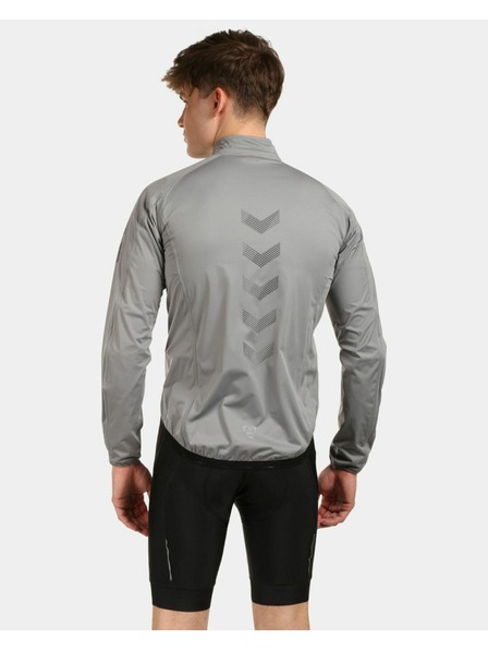 Kilpi Svetlošedá pánska cyklistická bunda Kilpi Rainar-M