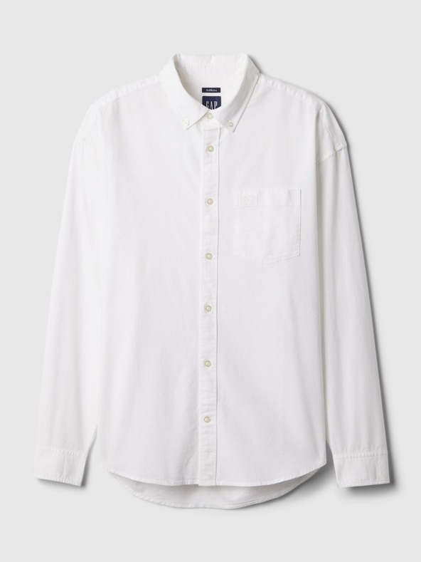 GAP Košeľa oxford oversize s logom GAP
