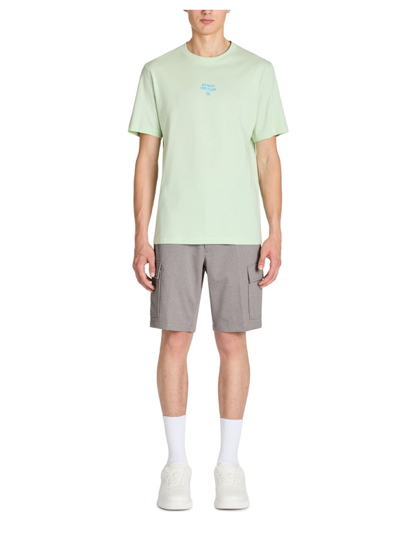 Celio Svetlozelené pánske tričko Celio Jeword