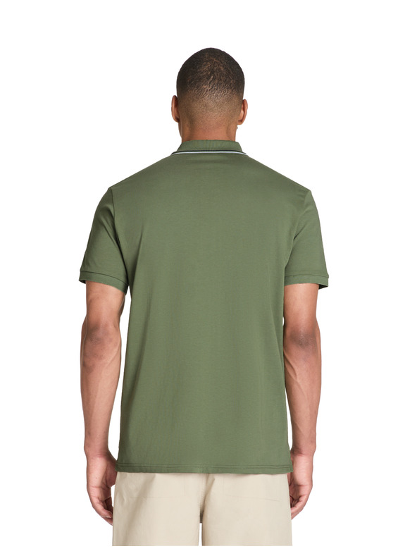 Celio Zelené pánske polo tričko Celio Jevrait