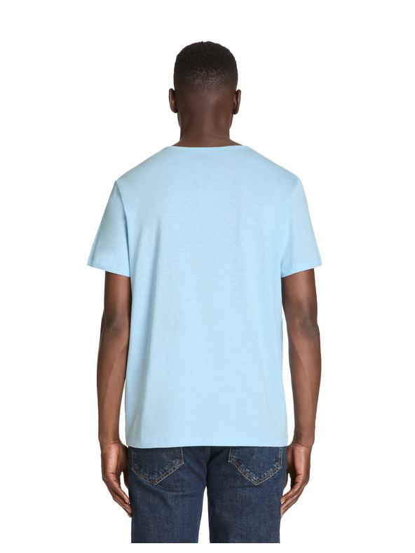 Celio Svetlomodré pánske tričko Celio Jenecko