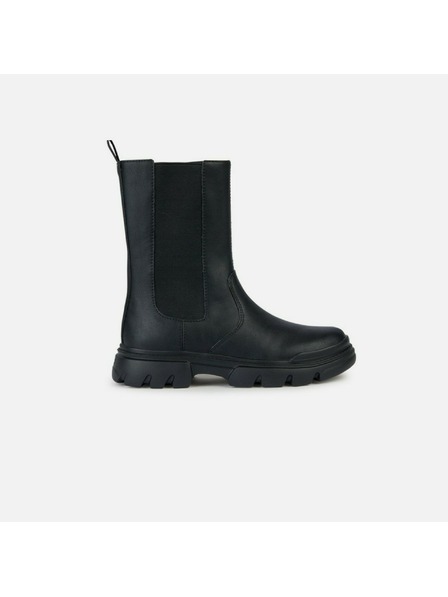 Geox Čierne dievčenské členkové topánky Geox Junette