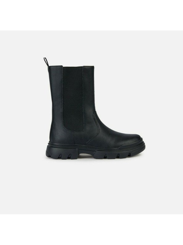 Geox Čierne dievčenské členkové topánky Geox Junette