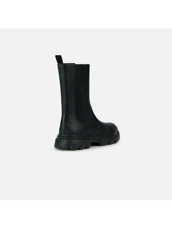 Geox Čierne dievčenské členkové topánky Geox Junette