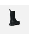 Geox Čierne dievčenské členkové topánky Geox Junette