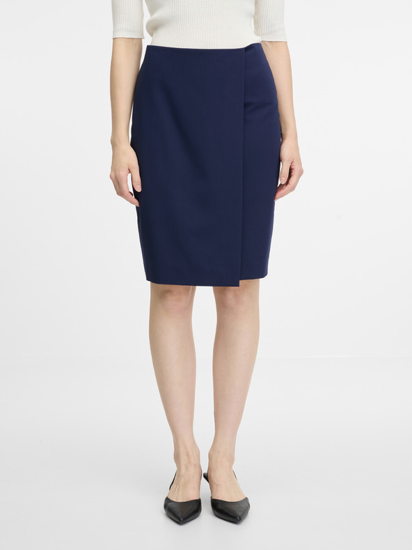 Orsay Tmavomodrá dámska sukňa bez rukávov ORSAY