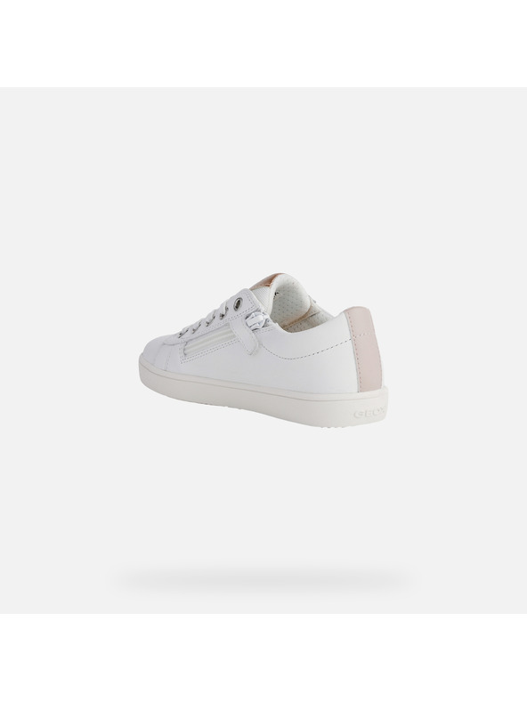 Geox Biele dievčenské tenisky Geox Kathe