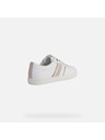 Geox Biele dievčenské tenisky Geox Kathe