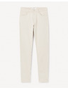 Celio Béžové pánske slim nohavice Celio Jofive 30