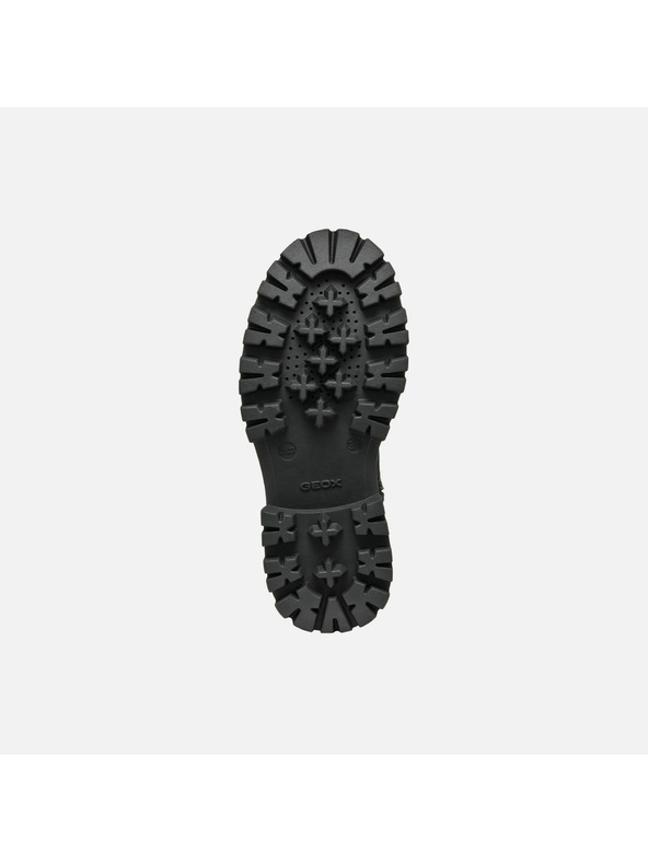 Geox Čierna dievčenská členková obuv Geox Maquinnerns