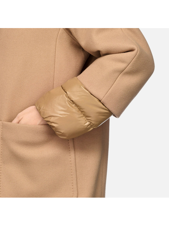 Geox Hnedý dámsky kabát Geox Diamanta