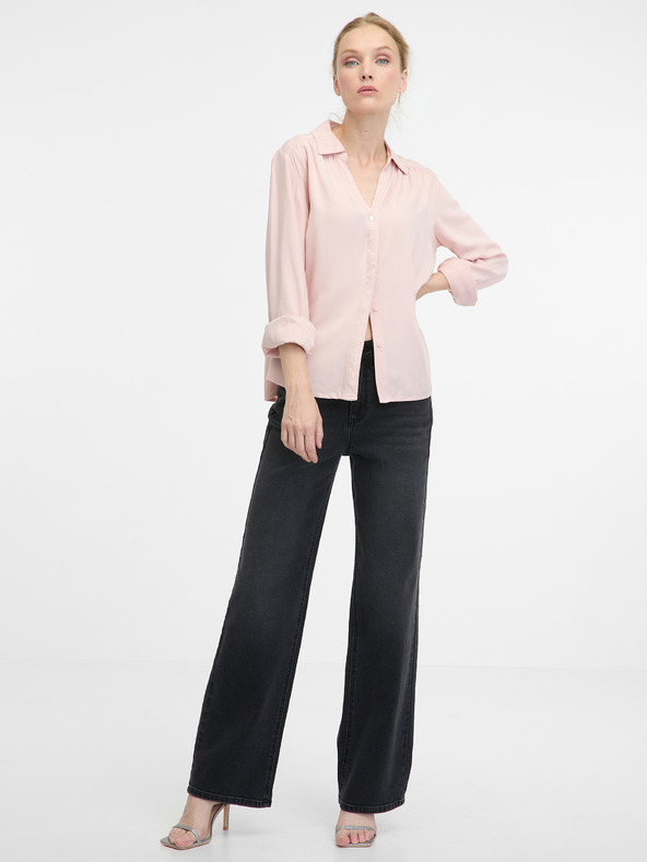 Orsay Svetloružová dámska blúzka ORSAY