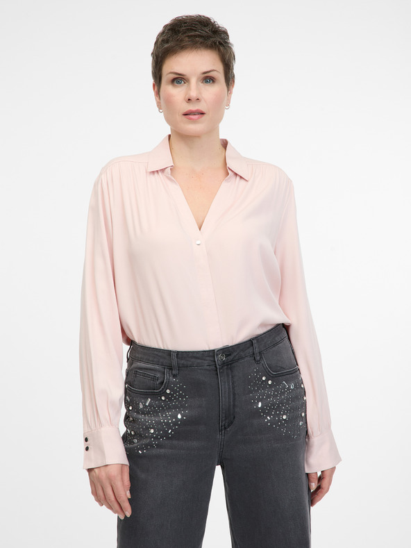 Orsay Svetloružová dámska blúzka ORSAY