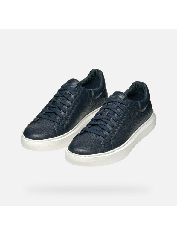 Geox Tmavomodré pánske tenisky Geox Deiven