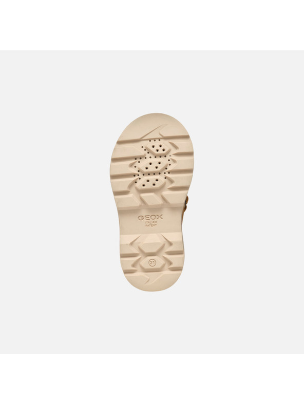 Geox Žlté chlapčenské členkové topánky Geox Kiddartah