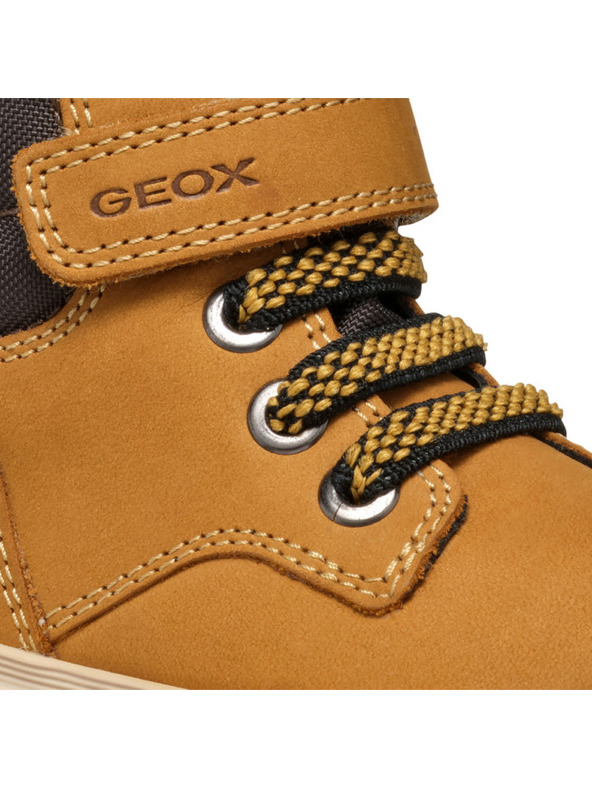 Geox Žlté chlapčenské členkové topánky Geox Kiddartah