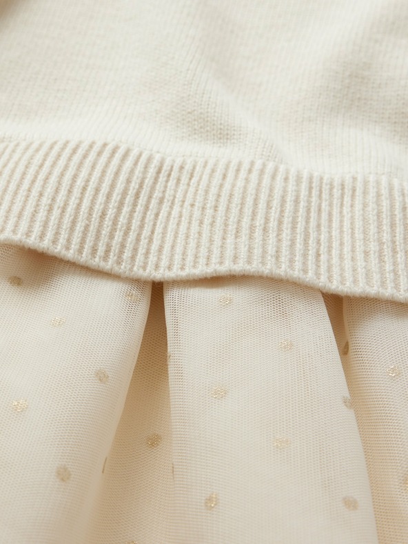 GAP Baby svetrové šaty 2v1 GAP