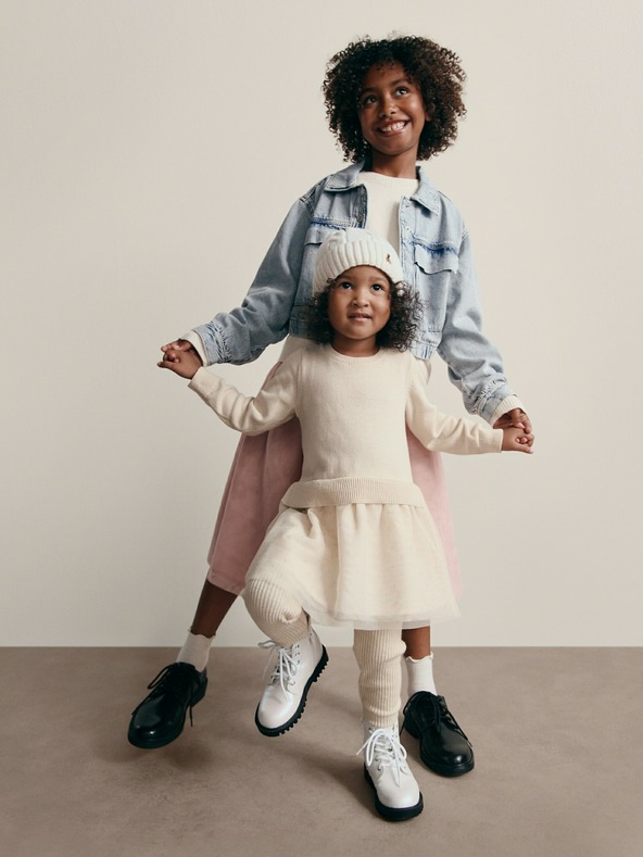 GAP Baby svetrové šaty 2v1 GAP