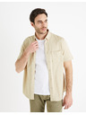 Celio Krémová pánska košeľa Celio Barik