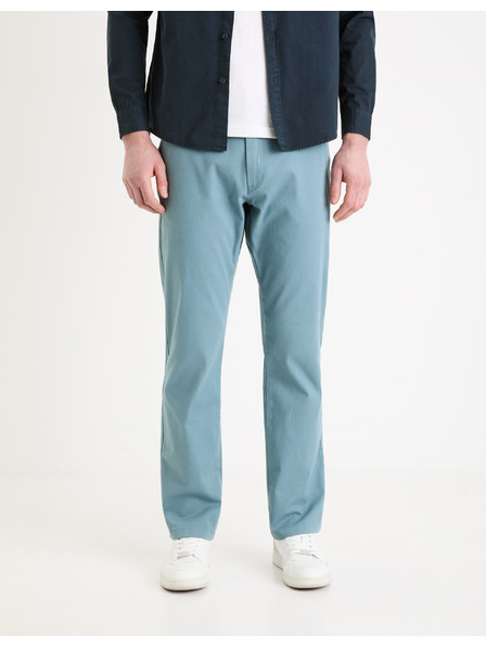 Celio Svetlomodré pánske chino nohavice Celio Tohenri