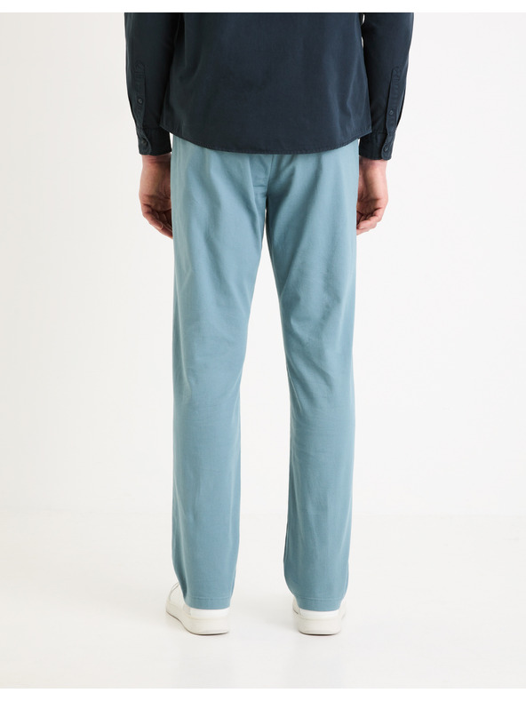 Celio Svetlomodré pánske chino nohavice Celio Tohenri