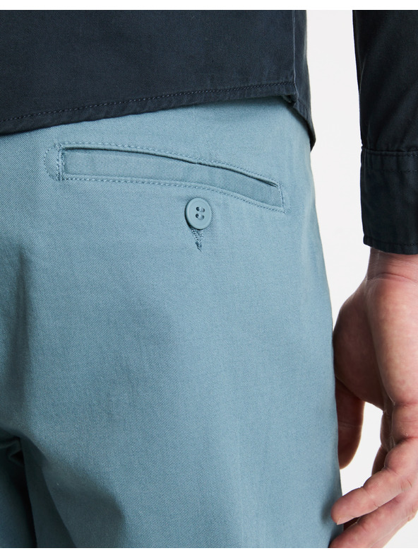 Celio Svetlomodré pánske chino nohavice Celio Tohenri