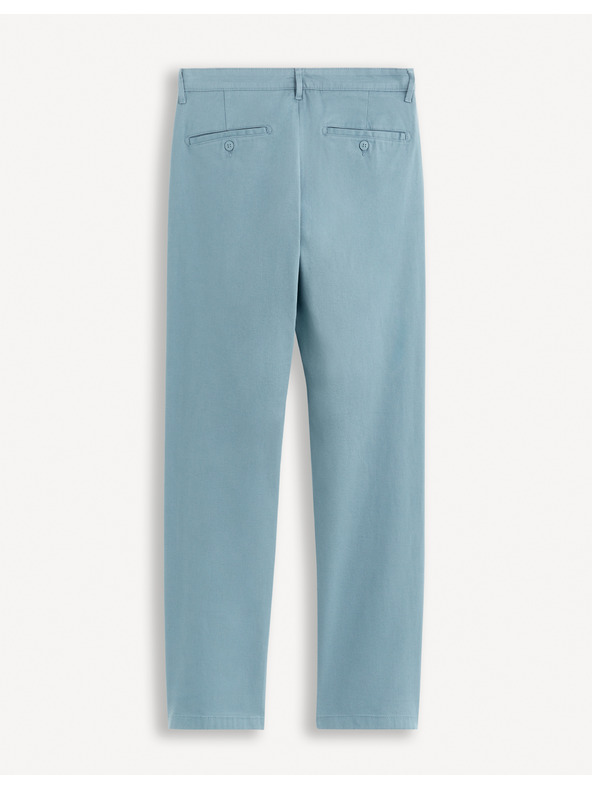 Celio Svetlomodré pánske chino nohavice Celio Tohenri
