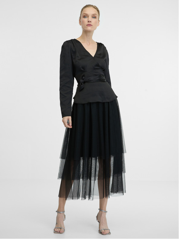 Orsay Čierna dámska blúzka ORSAY