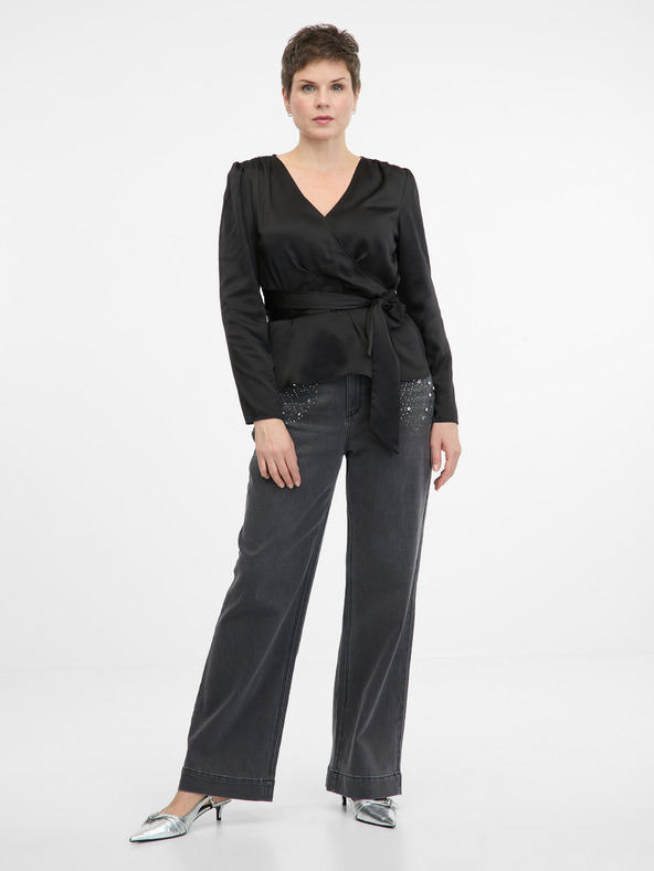 Orsay Čierna dámska blúzka ORSAY