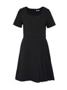 Orsay Čierne dámske šaty ku kolenám ORSAY